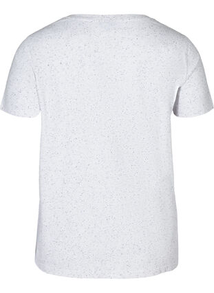 V-neck t-shirt, White, Packshot image number 1
