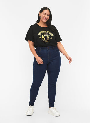 FLASH - T-shirt with motif, Black Ny, Model image number 2