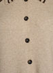 Cardigan with contrast sleeves and collar, Beige, Packshot image number 2