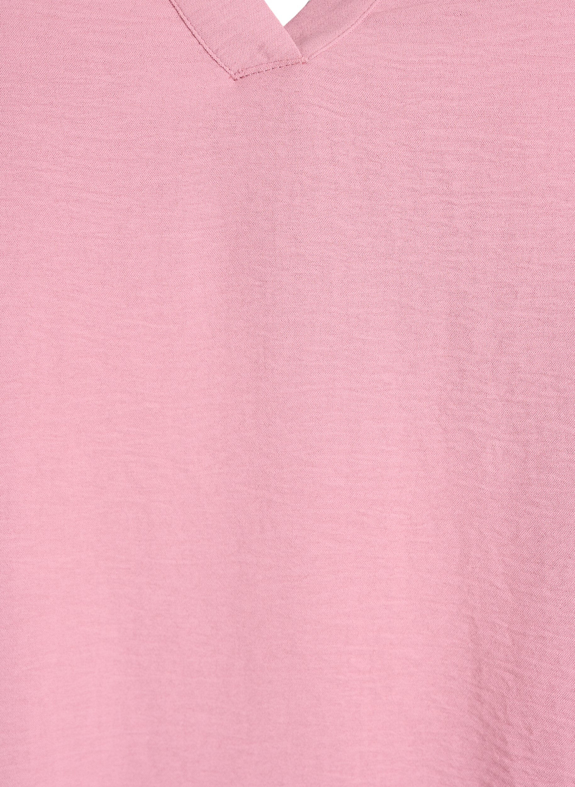 Zizzifashion Blouse with 3/4 sleeves, Rose, Packshot image number 2