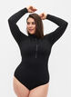 	 Swimsuit with long sleeves, Black, Model image number 0