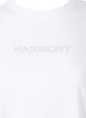 Organic cotton t-shirt with text, White HARMONY, Packshot image number 2