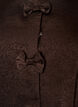 Satin blouse with bows and elbow-length sleeves, Brown, Packshot image number 2