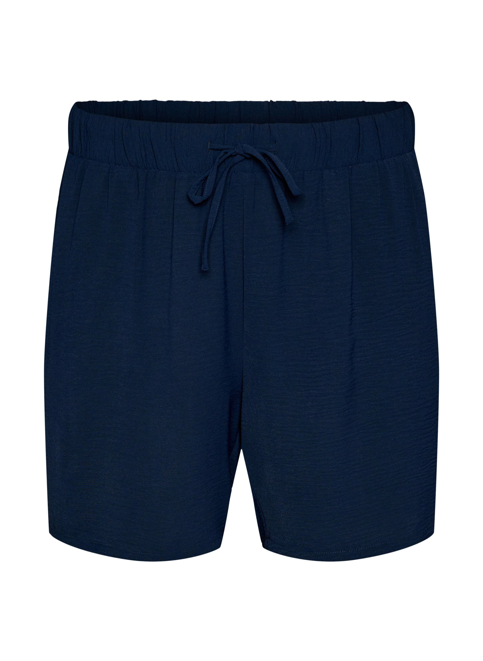 Zizzifashion Shorts with pockets and elastic waistband, Blue, Packshot image number 0
