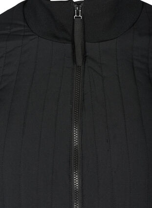 Jacket with pockets and a high neck, Black, Packshot image number 2
