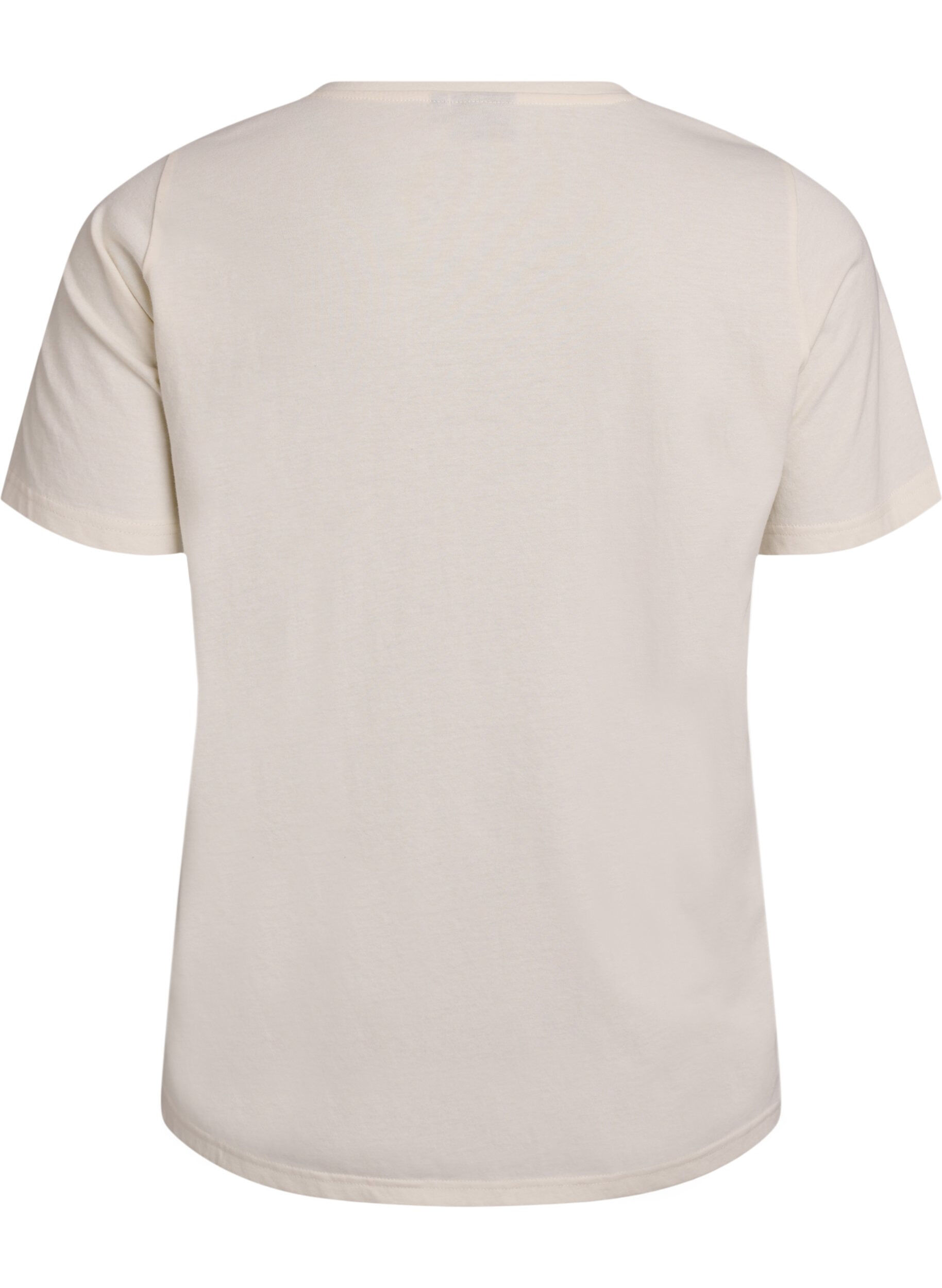 Zizzifashion T-shirt with motif, White, Packshot image number 1