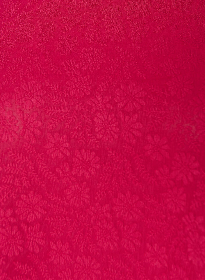 Blouse with texture and short sleeves, Pink, Packshot image number 2