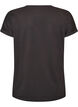 Cotton T-shirt with gold foil print, Dark Grey, Packshot image number 1