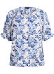 Shirt blouse with 1/2 sleeves, Beige, Packshot image number 0