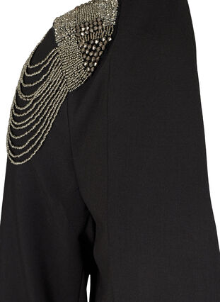 Beaded blazer, Black, Packshot image number 2