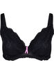 Support the breasts - underwire bra with pockets for padding, Black, Packshot image number 0