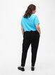 Cropped trousers with pockets, Black, Model image number 2