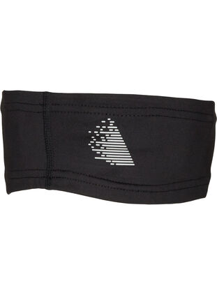 Plain sports sweatband, Black, Packshot image number 1