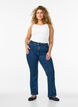 Ellen bootcut jeans with high waist, Blue, Model image number 0