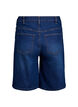 Loose denim shorts with high waist, Blue, Packshot image number 1