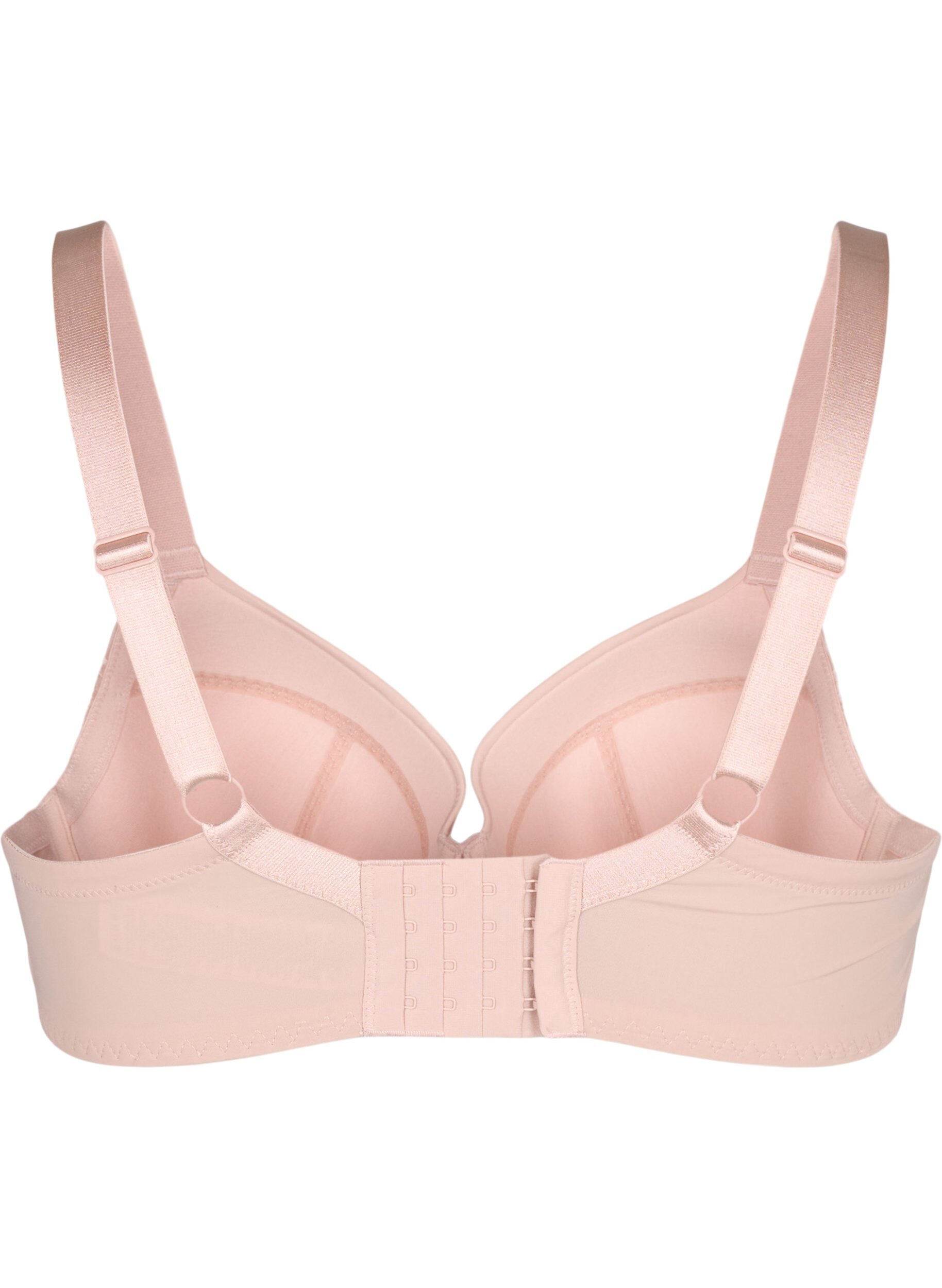 Zizzifashion Lace bra with underwire and padding, Pink Tint, Packshot image number 1