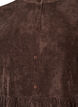 Corduroy dress with A-line shape and stand collar, Brown, Packshot image number 2