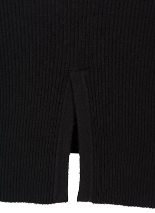Close-fitting knitted skirt, Black, Packshot image number 3