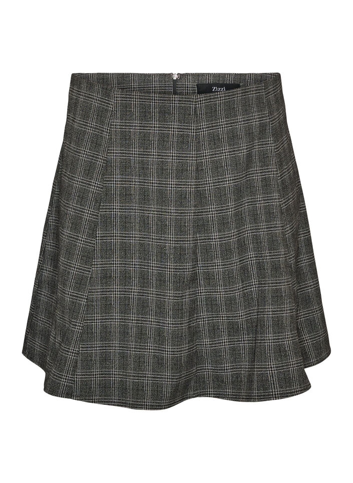 Short A-line skirt, Dark Grey, Packshot