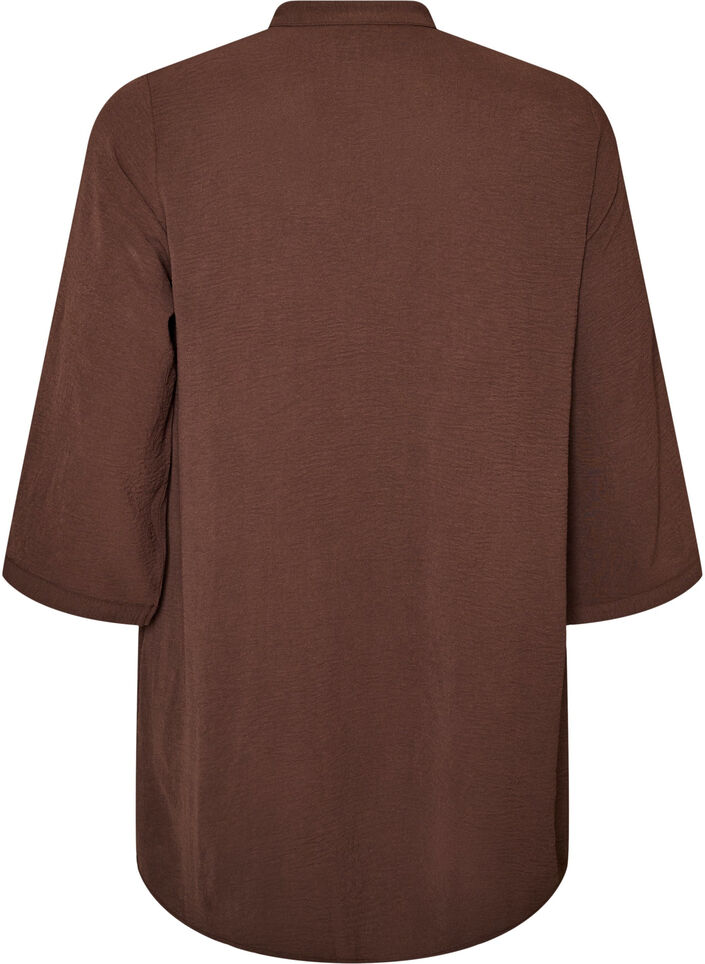 Tunic with 3/4 sleeves, Brown, Packshot image number 1