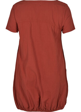 Dress with pockets, Barn Red, Packshot image number 1