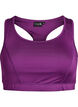 Sports bra with racerback, Purple, Packshot image number 0