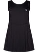 Padel dress with inner shorts, Black, Packshot image number 0