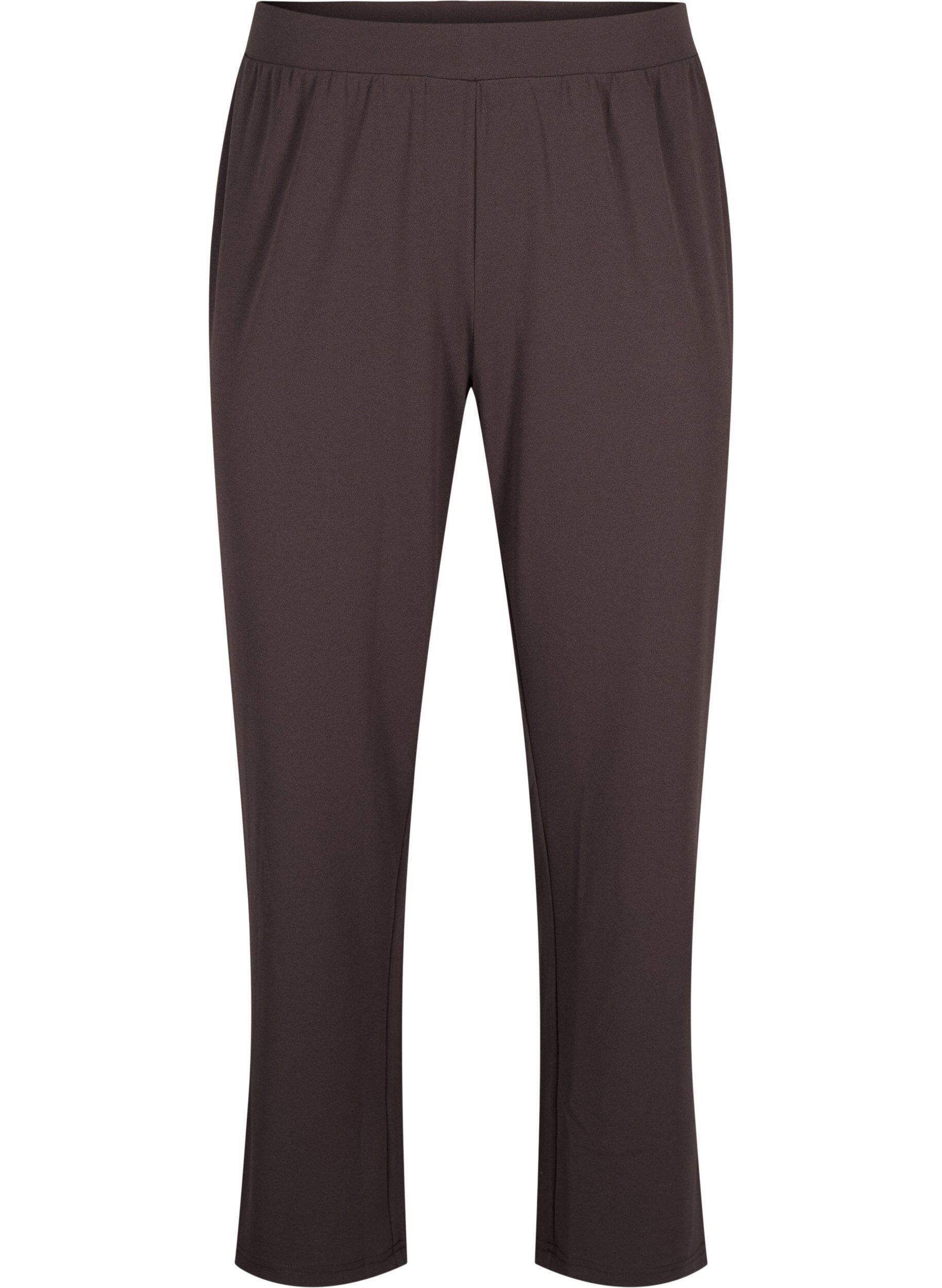 Zizzifashion Straight fit trousers, Brown, Packshot image number 0