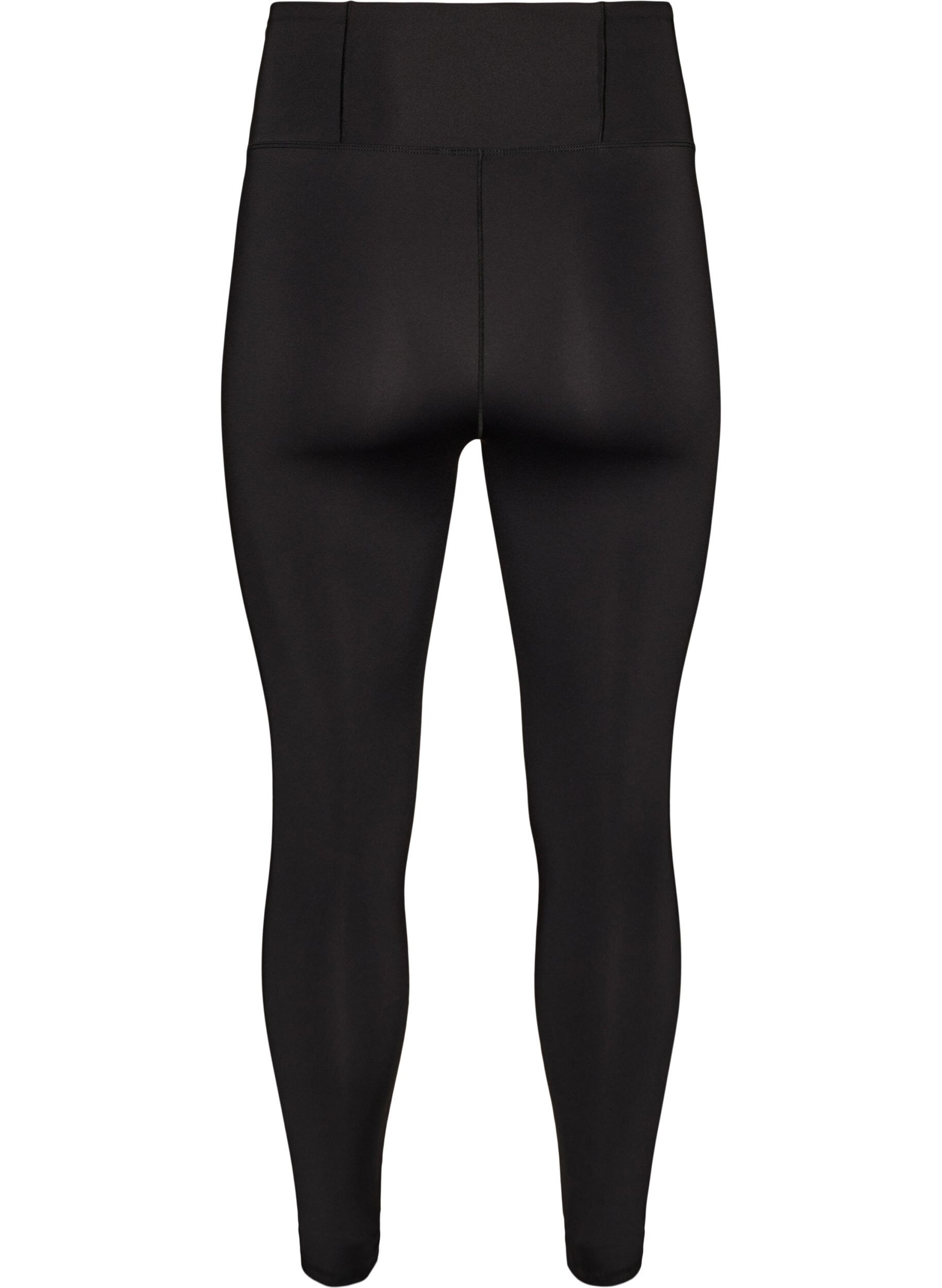 Zizzifashion Training tights with a high waist and pocket in the waistband, Black, Packshot image number 1