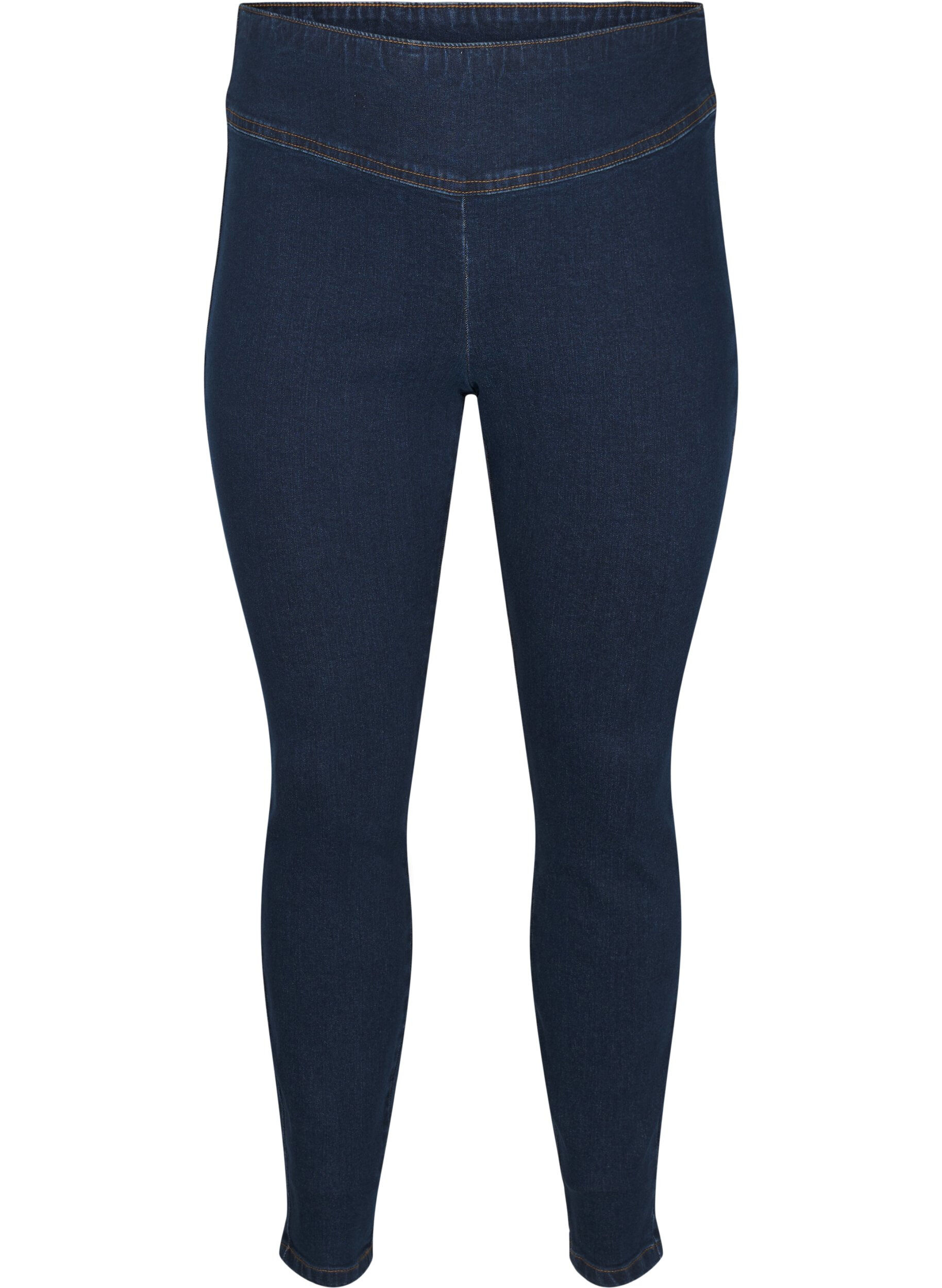Stretchy jeggings with a high waist