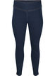 Stretchy jeggings with a high waist, Blue, Packshot image number 0
