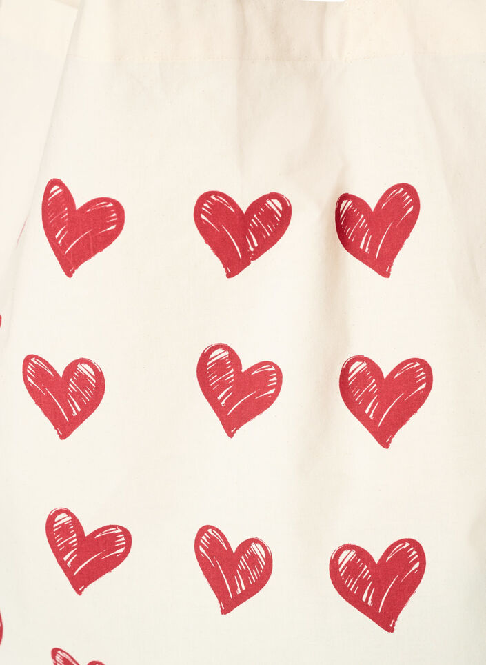 Tote bag with print, Red, Packshot image number 2