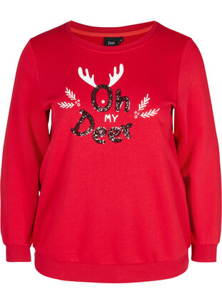Christmas sweater, Red Oh Deer, Packshot image number 0