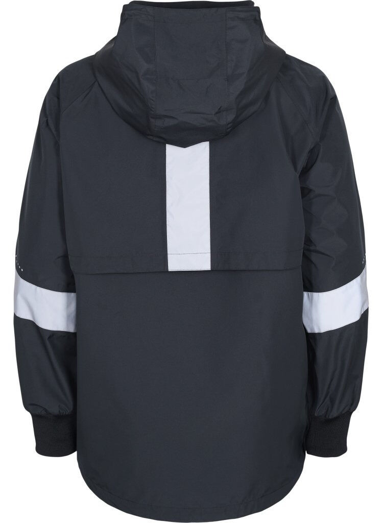 Zizzifashion Rain jacket with reflective details, Black, Packshot image number 1