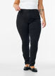 Super slim Amy jeans with high waist, Black, Model image number 2