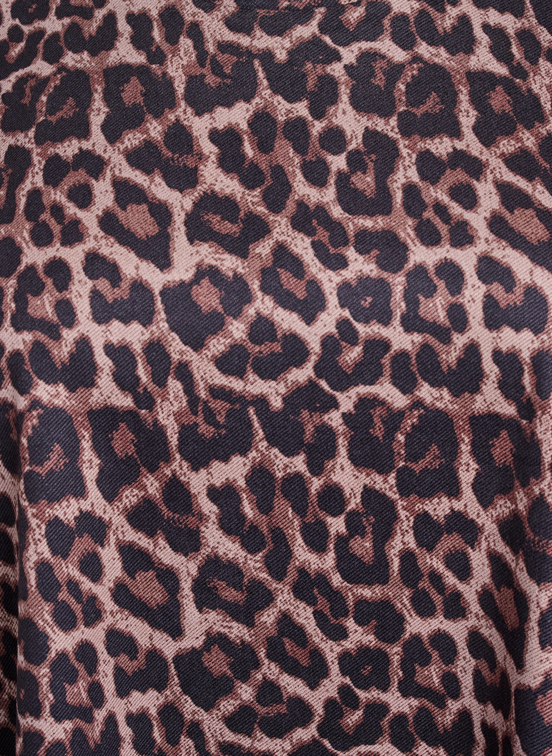 Zizzifashion FLASH - Leopard print T-shirt, Brown, Packshot image number 2