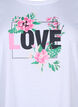 FLASH - T-shirt with motif, Bright White Love, Packshot image number 2