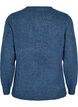 Knitted top with wool and slits, Bering Sea Mel., Packshot image number 1