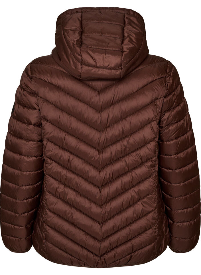Lightweight hooded jacket, Brown, Packshot image number 1