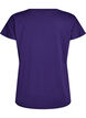 Loose training t-shirt with v-neck, Purple, Packshot image number 1
