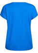 Solid-coloured training T-shirt, Blue, Packshot image number 1
