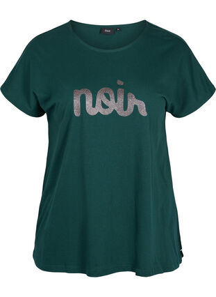 Organic cotton t-shirt with rounded neckline, Ponderosa Pine, Packshot image number 0