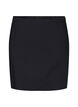 Short skirt with slit, Black, Packshot image number 0