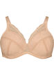 Padded lace bra with underwire, Beige, Packshot image number 0