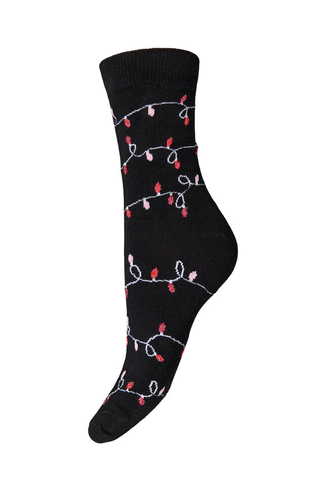 2-pack Christmas socks, Red, Packshot image number 3