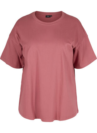 Short-sleeved cotton T-shirt, Deco Rose, Packshot image number 0