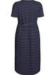 Midi dress in cotton with short sleeves, Blue, Packshot image number 1
