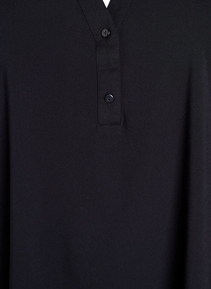 FLASH - Sleeveless viscose blouse, Black, Packshot image number 2