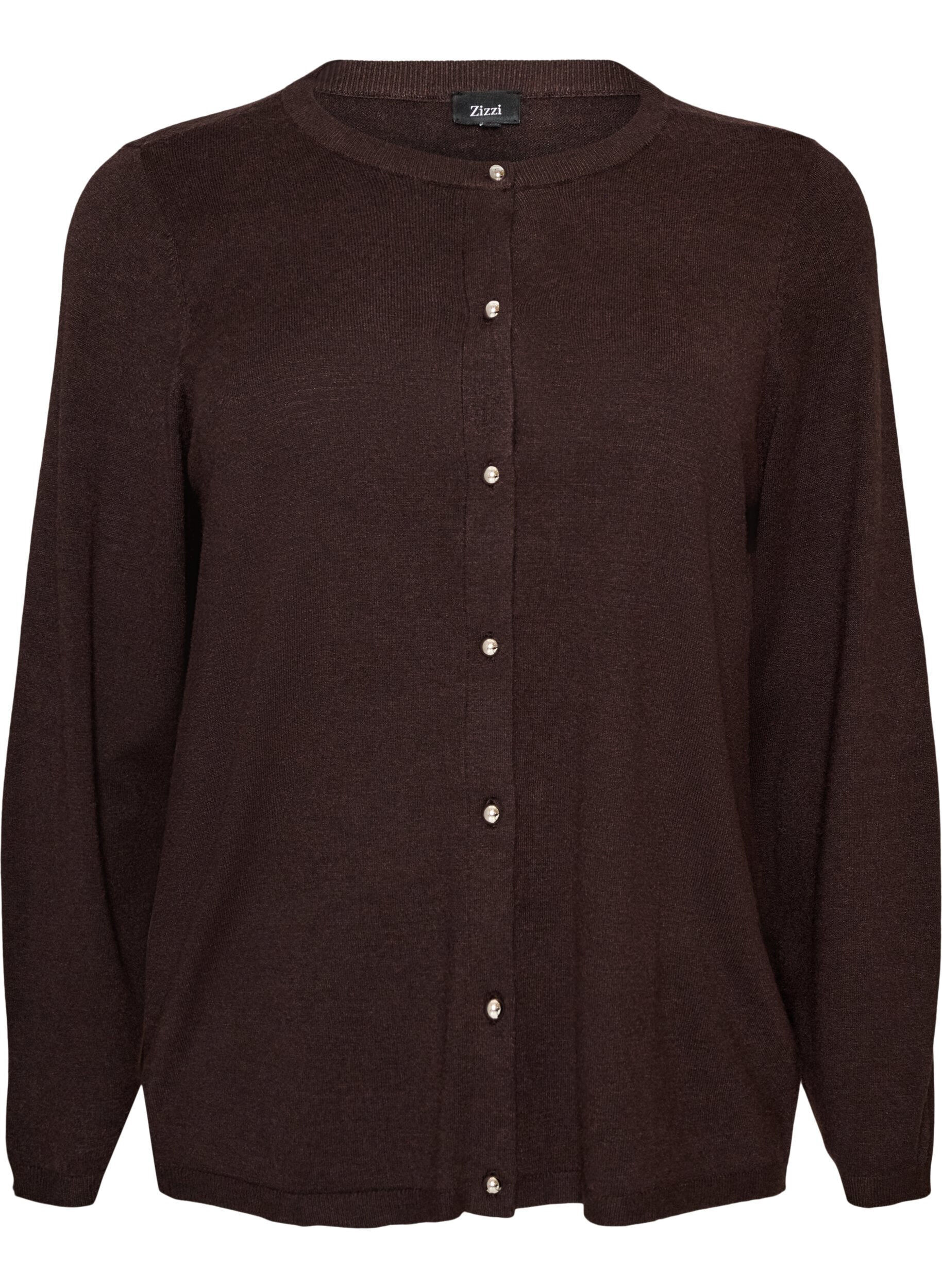 Cardigan with round buttons