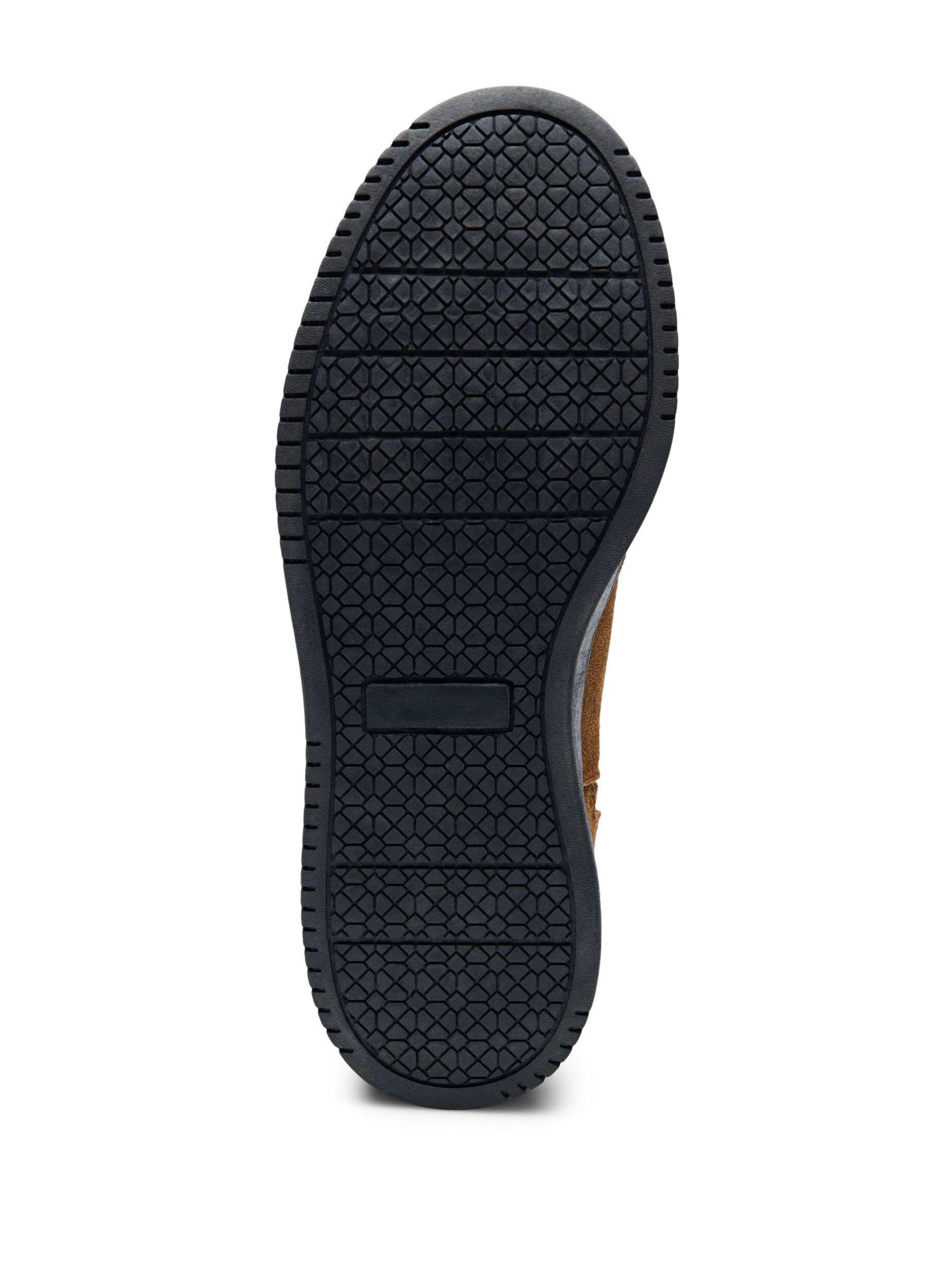 Zizzifashion Short wide fit boot in suede, Tobacco Brown, Packshot image number 5